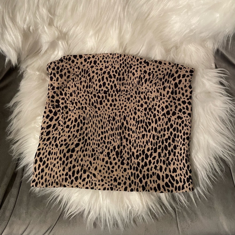 Brandy Melville Leopard/cheetah tube top